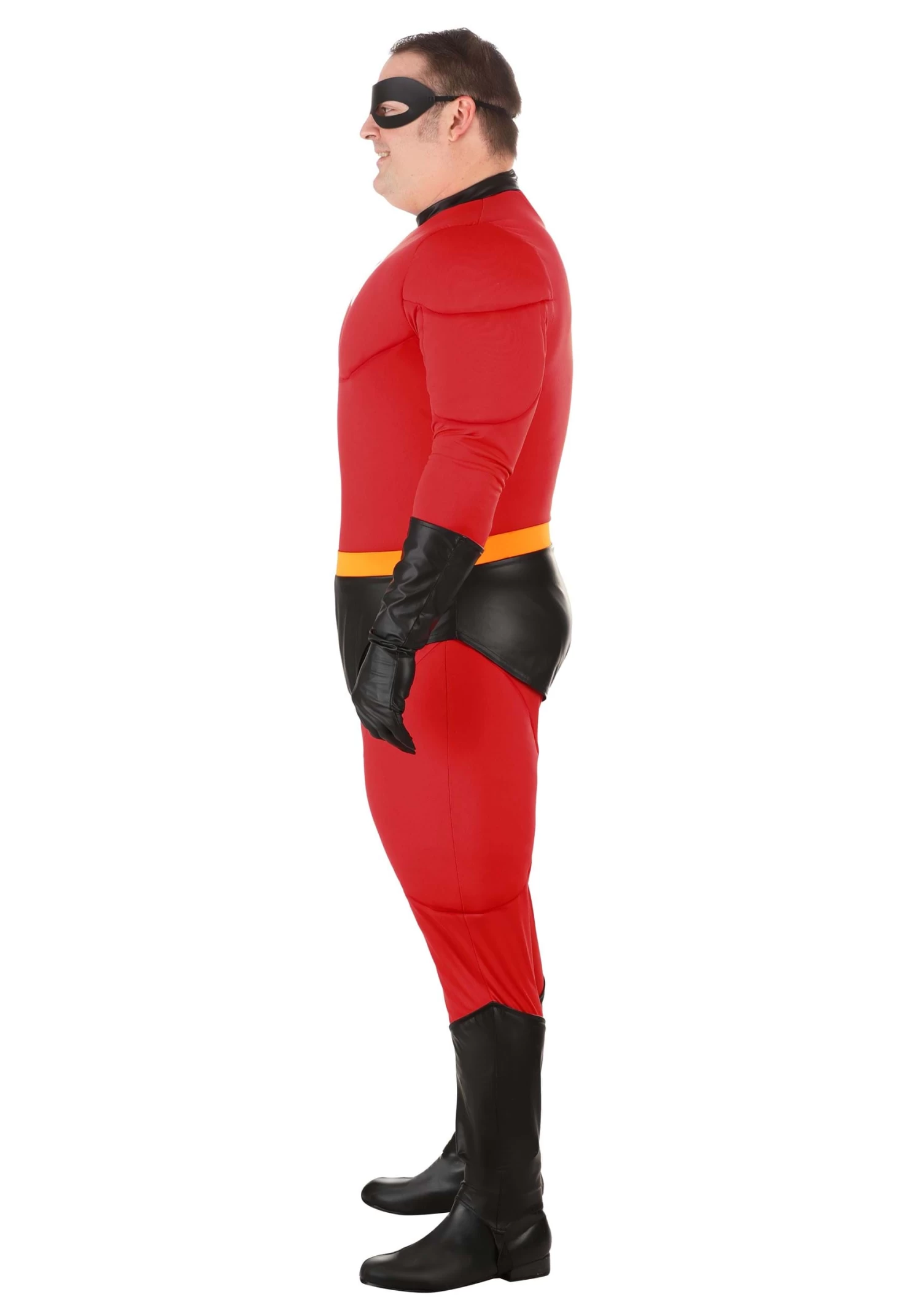 Disney The Incredibles Plus Size Deluxe Mr. Incredible Costume For Men 5 Disney The Incredibles Plus Size Deluxe Mr. Incredible Costume For Men - Image 3