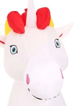 Kids Inflatable Prancing Unicorn Costume -Halloween Costume Shop the kids inflatable prancing unicorn costume alt 4