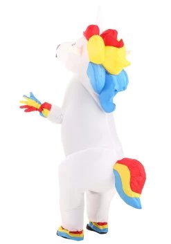 Kids Inflatable Prancing Unicorn Costume -Halloween Costume Shop the kids inflatable prancing unicorn costume back