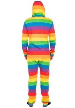 Tipsy Elves Men's Rainbow Jumpsuit Costume -Halloween Costume Shop tipsy elves mens rainbow jumpsuit 3