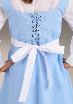 Belle Blue Dress Costume For Toddlers From Disney's Beauty And The Beast -Halloween Costume Shop toddler beauty and the beast belle blue dress alt 3