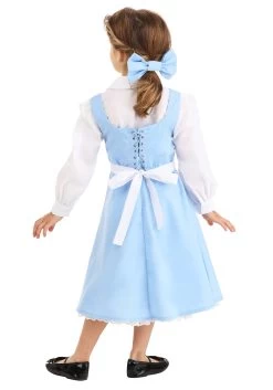 Belle Blue Dress Costume For Toddlers From Disney's Beauty And The Beast -Halloween Costume Shop toddler beauty and the beast belle blue dress alt 5