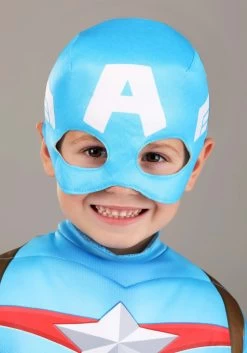 JAZWARES Captain America Costume For Toddlers -Halloween Costume Shop toddler captain america costume alt 1