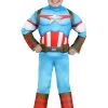 JAZWARES Captain America Costume For Toddlers -Halloween Costume Shop toddler captain america costume update