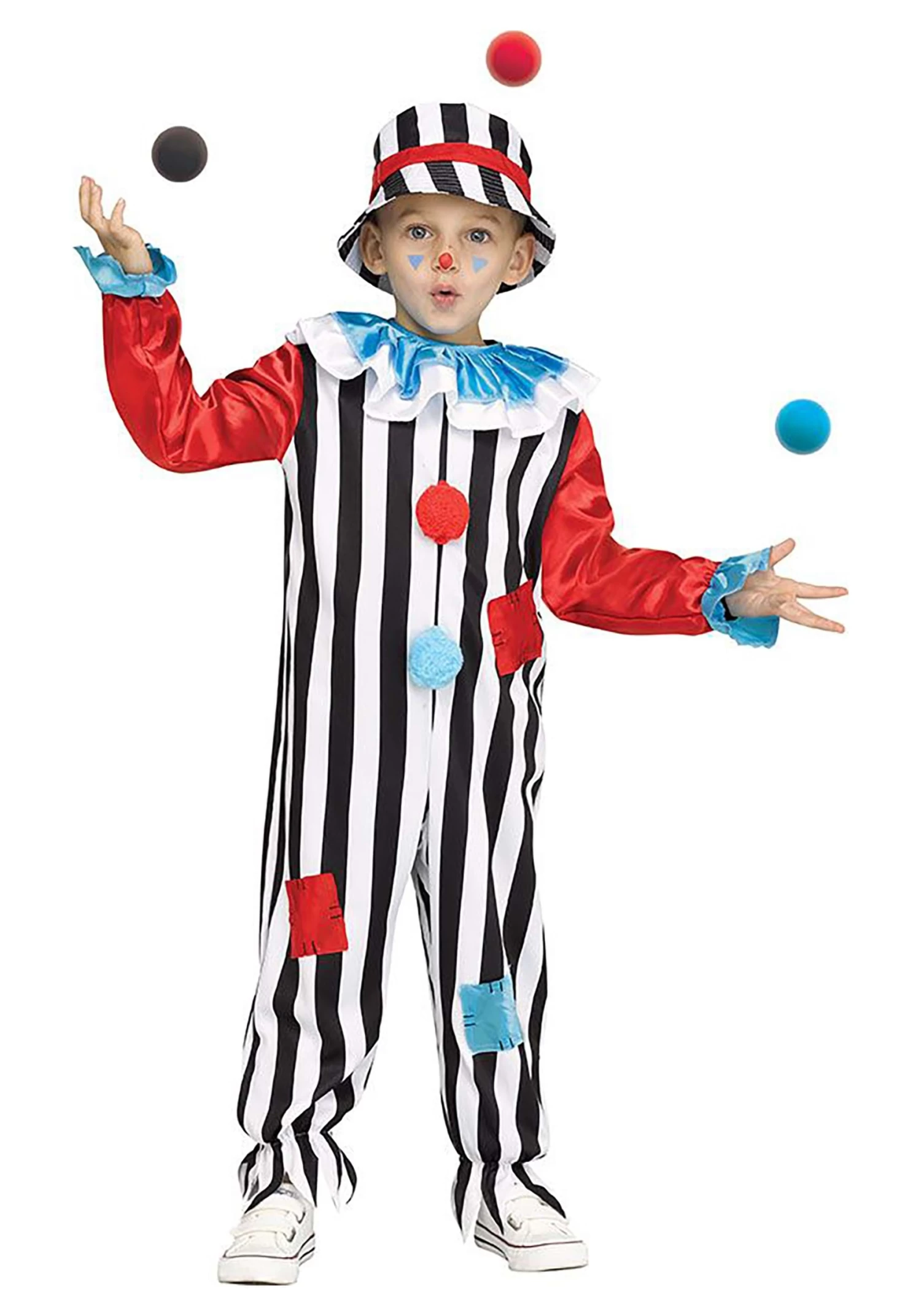 Fun World Toddler Carnival Clown Costume 3 Fun World Toddler Carnival Clown Costume