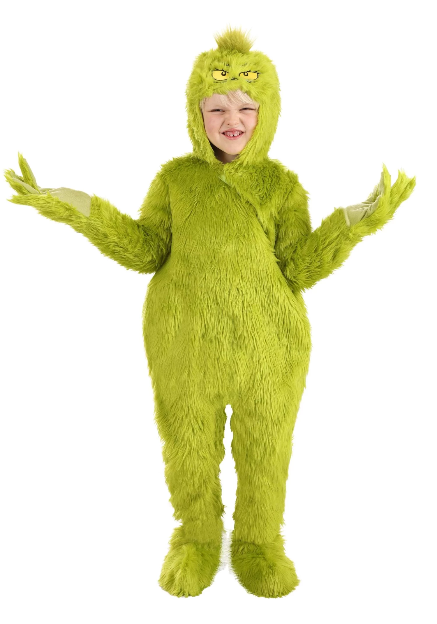 Classic Grinch Jumpsuit Costume For Toddlers 8 Classic Grinch Jumpsuit Costume For Toddlers - Image 6