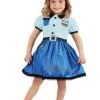 Girl's Cutie Cop Toddler Costume Dress -Halloween Costume Shop toddler cutie cop costume