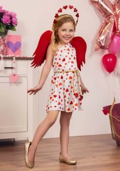 Girl's Toddler Cutie Cupid Costume Dress