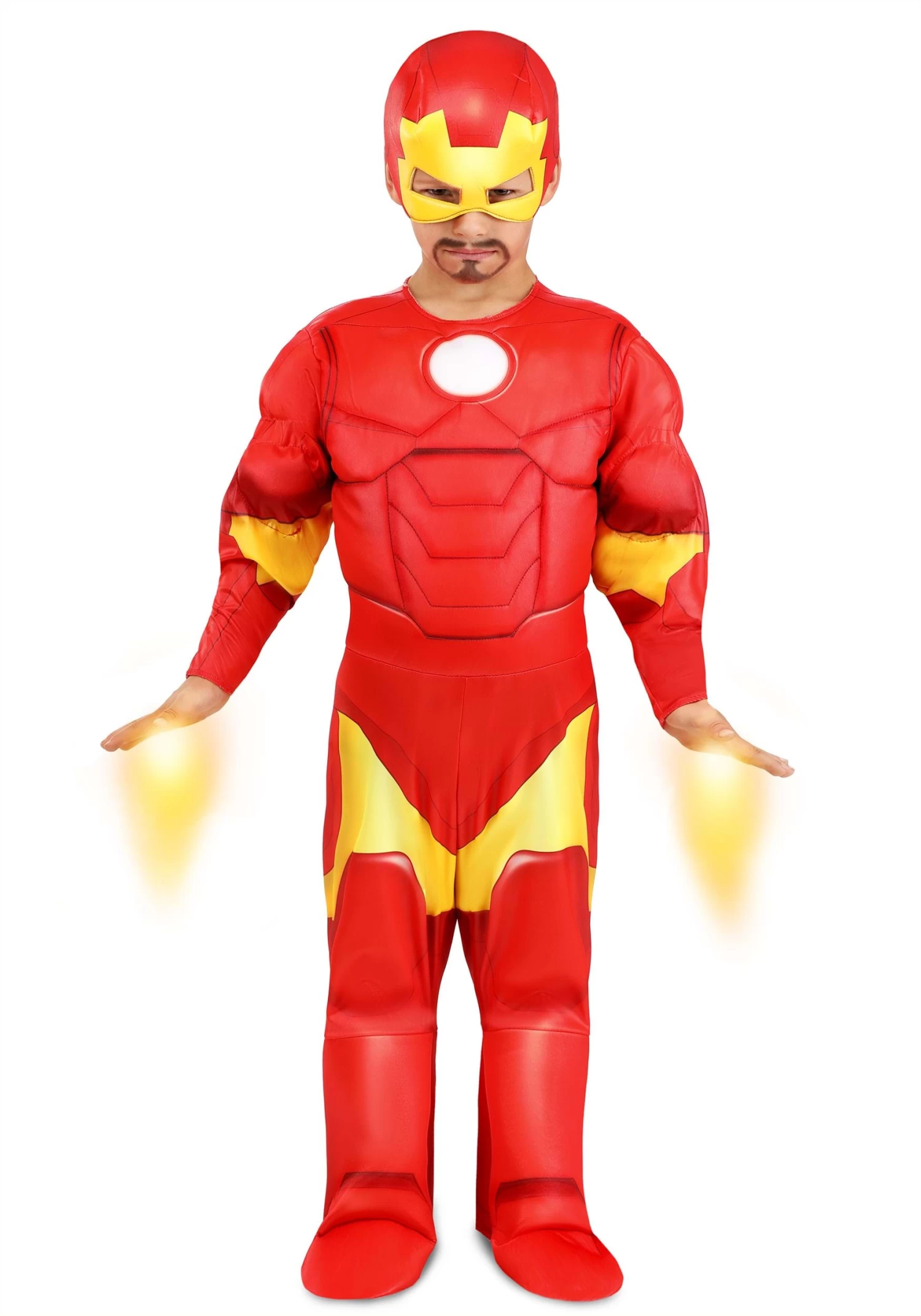 JAZWARES Boy's Toddler Deluxe Iron Man Costume 4 JAZWARES Boy's Toddler Deluxe Iron Man Costume - Image 2