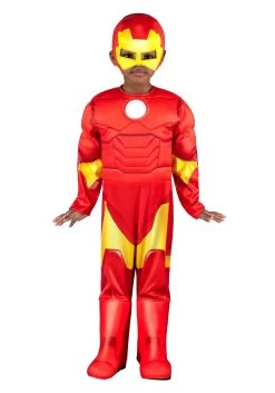 JAZWARES Boy's Toddler Deluxe Iron Man Costume 13 JAZWARES Boy's Toddler Deluxe Iron Man Costume -Halloween Costume Shop toddler deluxe iron man costume alt 2