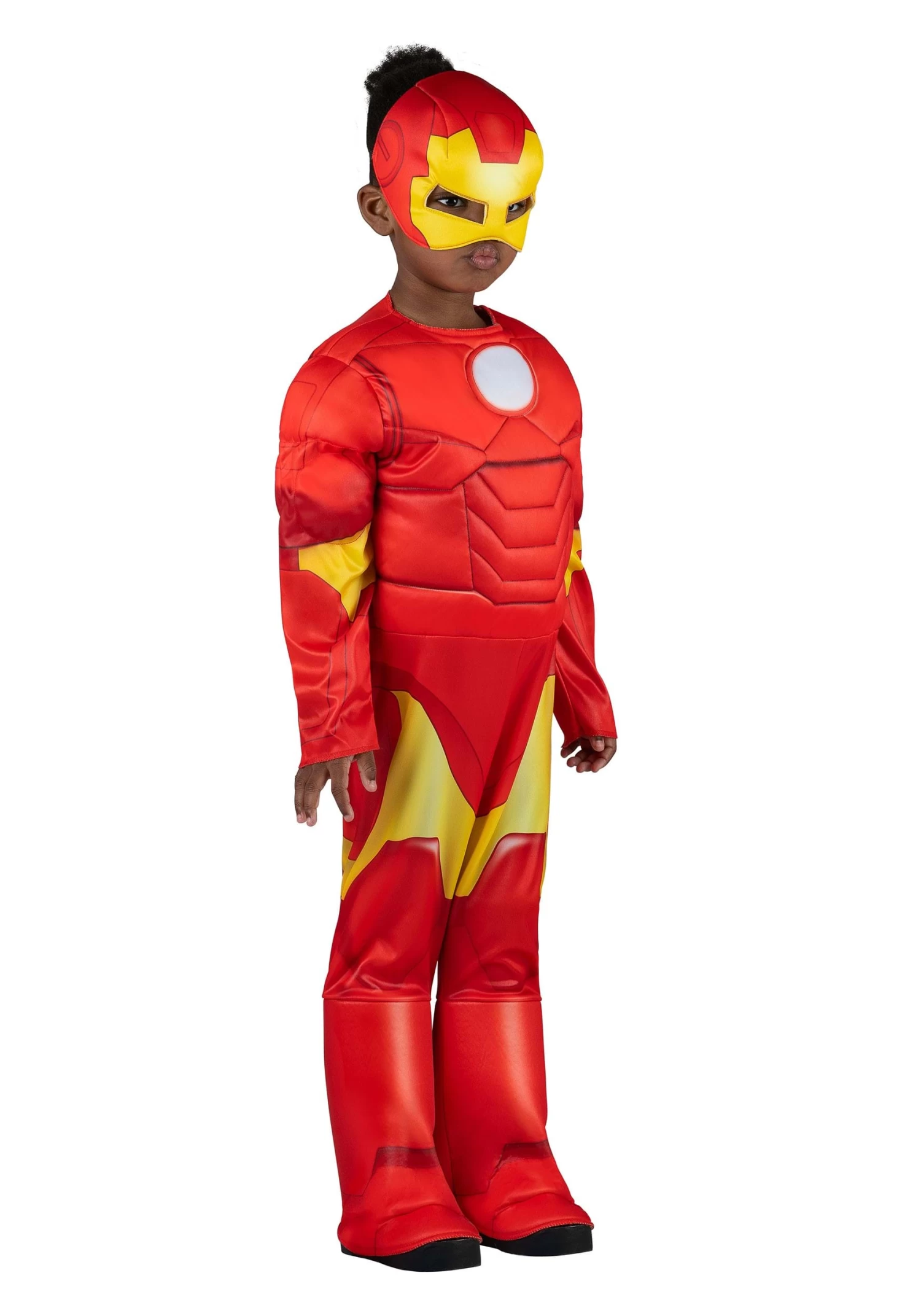 JAZWARES Boy's Toddler Deluxe Iron Man Costume 6 JAZWARES Boy's Toddler Deluxe Iron Man Costume - Image 4