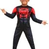 Toddler's Deluxe Spiderman Miles Morales Costume 1 Toddler's Deluxe Spiderman Miles Morales Costume -Halloween Costume Shop toddler deluxe miles morales costume