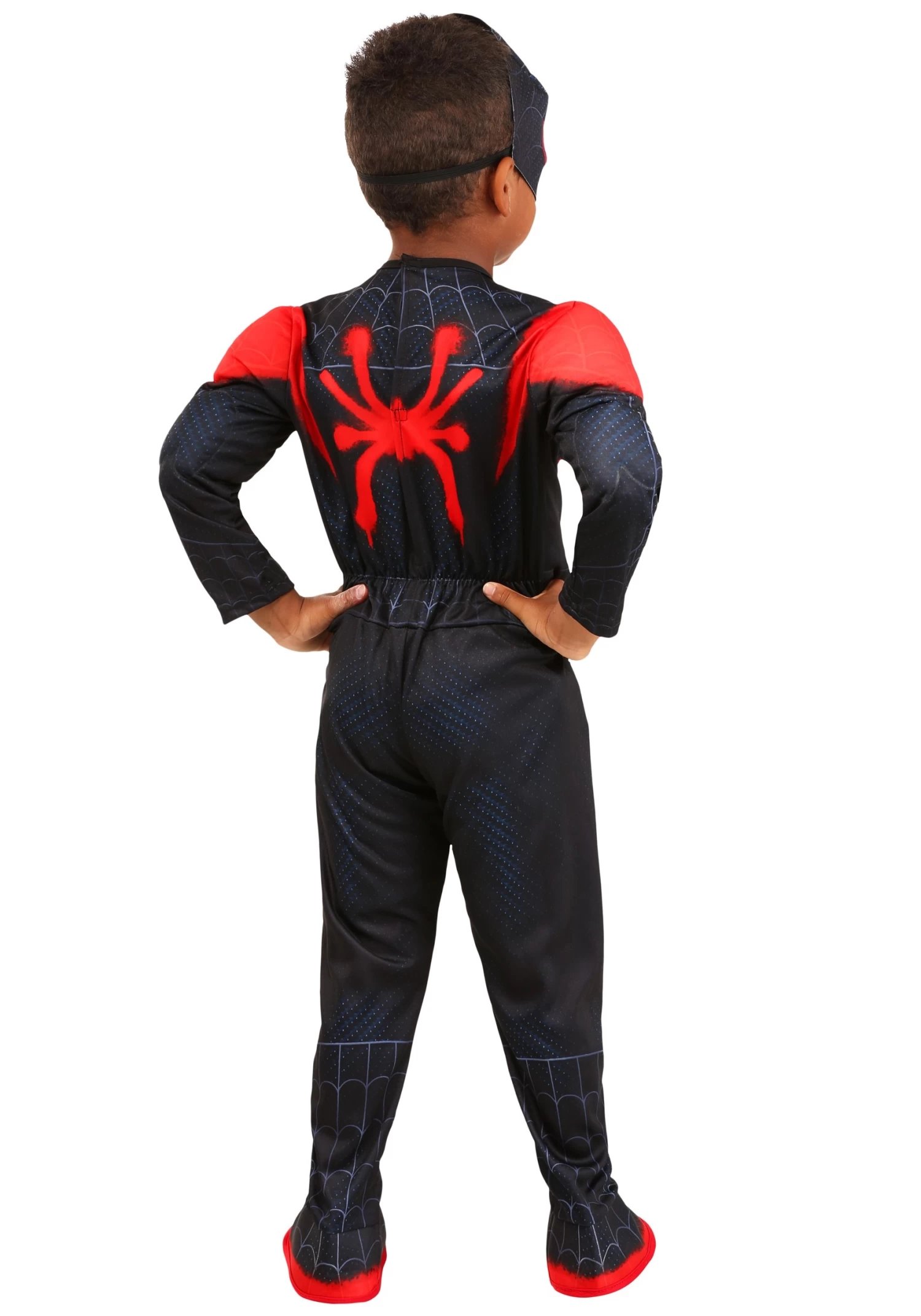 Toddler's Deluxe Spiderman Miles Morales Costume 4 Toddler's Deluxe Spiderman Miles Morales Costume - Image 2