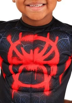 Toddler's Deluxe Spiderman Miles Morales Costume 14 Toddler's Deluxe Spiderman Miles Morales Costume -Halloween Costume Shop toddler deluxe miles morales costume alt 5
