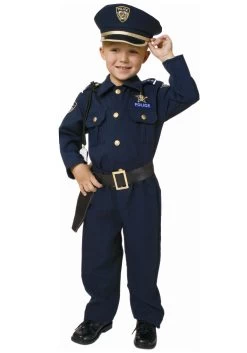 Deluxe Police Officer Toddler Costume