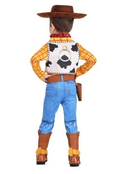 Disney Deluxe Woody Toy Story Boy's Costume For Toddlers -Halloween Costume Shop toddler deluxe woody toy story costume alt 5