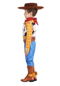 Disney Deluxe Woody Toy Story Boy's Costume For Toddlers -Halloween Costume Shop toddler deluxe woody toy story costume alt 6