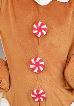 Gingerbread Baby Costume For Toddlers -Halloween Costume Shop toddler gingerbread baby costume alt 3
