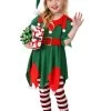 Toddler Girl's Santa's Helper Costume -Halloween Costume Shop toddler girls santas helper costume