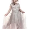 Girl's Toddler Gossamer Ghost Costume Dress -Halloween Costume Shop toddler gossamer ghost costume