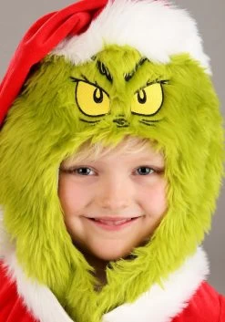 Grinch Santa Claus Costume For Toddlers -Halloween Costume Shop toddler grinch santa claus costume alt 1