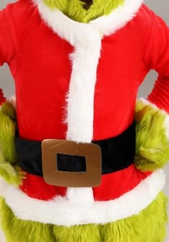 Grinch Santa Claus Costume For Toddlers -Halloween Costume Shop toddler grinch santa claus costume alt 2