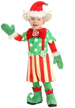 Holiday Helper Elf Costume For Toddlers