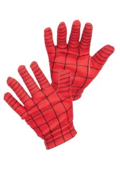 Marvel Spider-Man Costume Gloves For Toddlers -Halloween Costume Shop toddler marvel spider man costume gloves alt 1