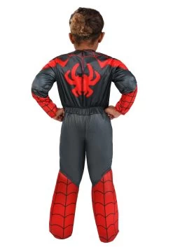 JAZWARES Boy's Spidey And His Amazing Friends Toddler Miles Morales Costume -Halloween Costume Shop toddler miles morales costume saf alt 3