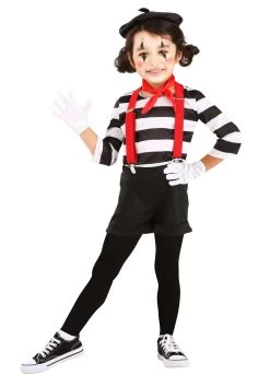 Classic Mime Toddler Costume