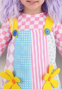 Pinafore Clown Toddler Costume -Halloween Costume Shop toddler pinafore clown costume alt 2