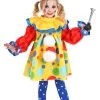 Girl's Toddler Posh Polka Dot Clown Costume -Halloween Costume Shop toddler posh polka dot clown costume