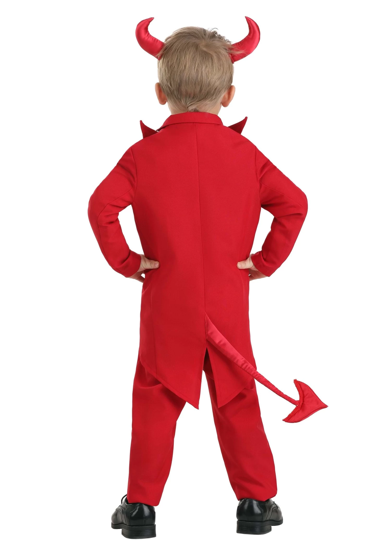 Toddler Devil Suit Red Costume 4 Toddler Devil Suit Red Costume - Image 2