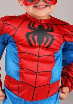 JAZWARES Boy's Spidey And His Amazing Friends Toddler Spider-Man Costume -Halloween Costume Shop toddler spider man costume saf alt 2