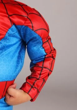 JAZWARES Boy's Spidey And His Amazing Friends Toddler Spider-Man Costume -Halloween Costume Shop toddler spider man costume saf alt 3