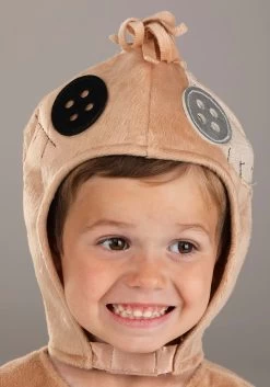 Spooky Voodoo Doll Costume For Toddlers -Halloween Costume Shop toddler spooky voodoo doll costume alt 2