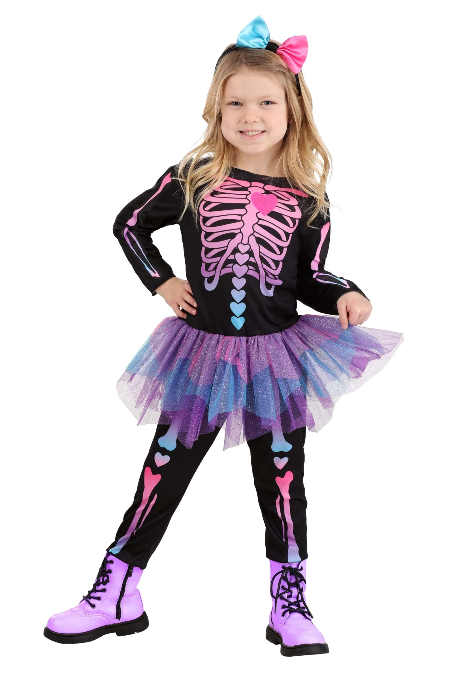 Sweet Skeleton Costume For Toddler 3 Sweet Skeleton Costume For Toddler