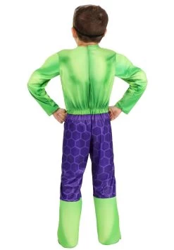 JAZWARES The Incredible Hulk Toddler Costume -Halloween Costume Shop toddler the incredible hulk costume alt 3