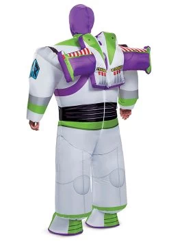 Disney Toy Story Buzz Lightyear Inflatable Adult Costume -Halloween Costume Shop toy story adult buzz lightyear inflatable costume alt 4