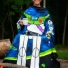 Toy Story Buzz Lightyear Comfy Throw For Adult -Halloween Costume Shop toy story buzz lightyear adult comfy throw