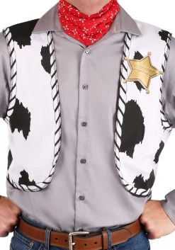 Disguise Disney Toy Story Woody Adult Accessory Kit -Halloween Costume Shop toy story woody adult accessory kit 3