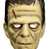 TRICK OR TREAT STUDIOS Universal Studios Frankenstein Vacuform Mask For Adults -Halloween Costume Shop universal studios frankenstein vacuform mask