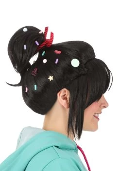 Disney Wreck It Ralph Vanellope Wig For Women 9 Disney Wreck It Ralph Vanellope Wig For Women -Halloween Costume Shop vanellope wreck it ralph wig alt 3