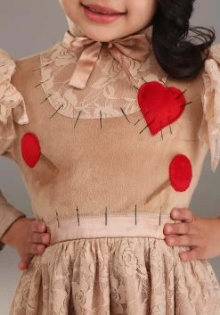 Voodoo Doll Dress Toddler Costume -Halloween Costume Shop voodoo doll dress costume for toddlers alt 3