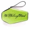 We Belong Dead Glittery Faux Patent Coffin Wallet