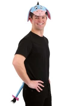 Disney Winnie The Pooh Plush Headband & Tail Kit For Eeyore -Halloween Costume Shop winnie the pooh eeyore plush headband tail kit alt 2