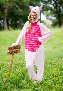 Adult Deluxe Winnie The Pooh Piglet Costume