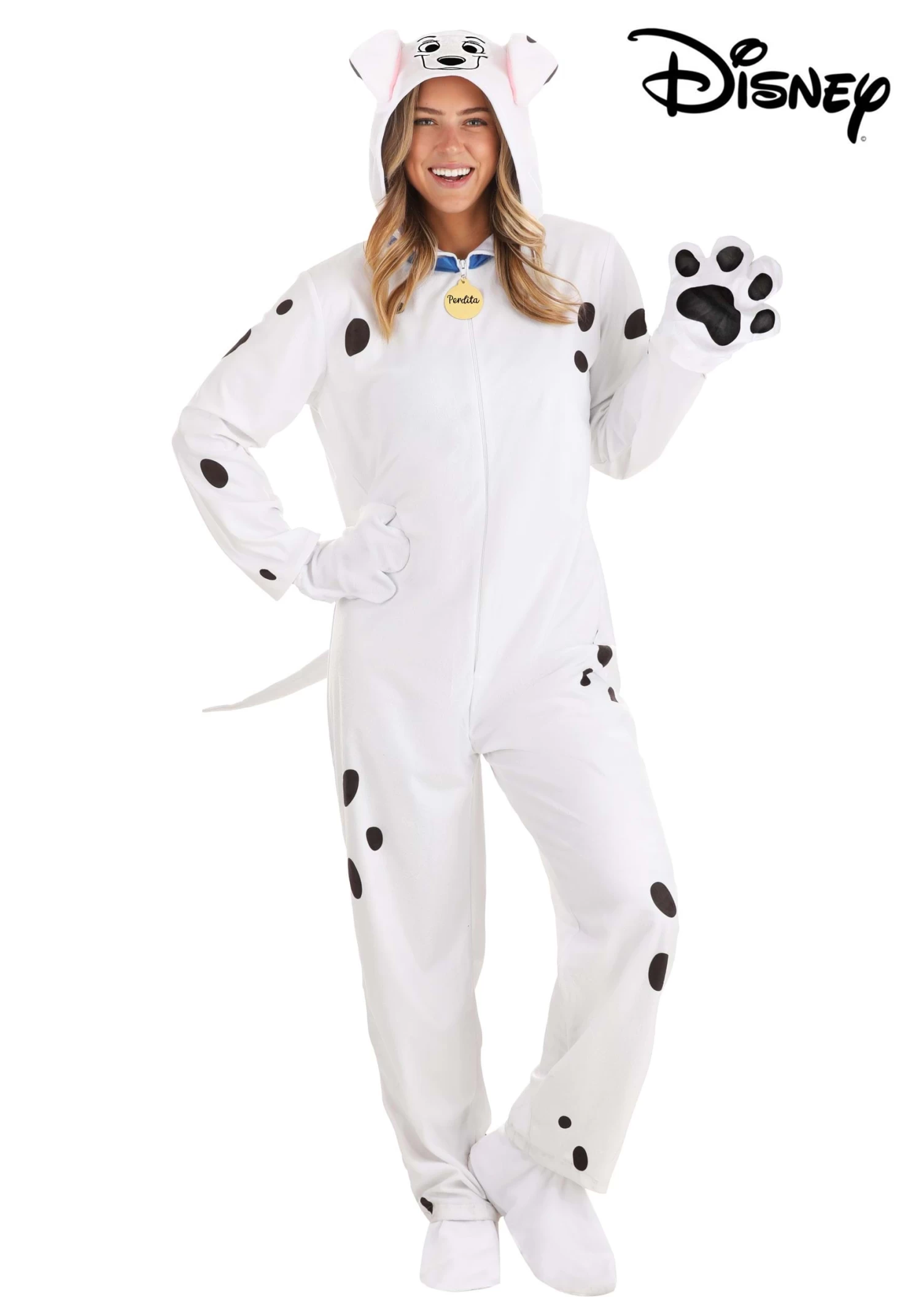 Disney 101 Dalmatians Women's Perdita Costume Onesie 10 Disney 101 Dalmatians Women's Perdita Costume Onesie - Image 8