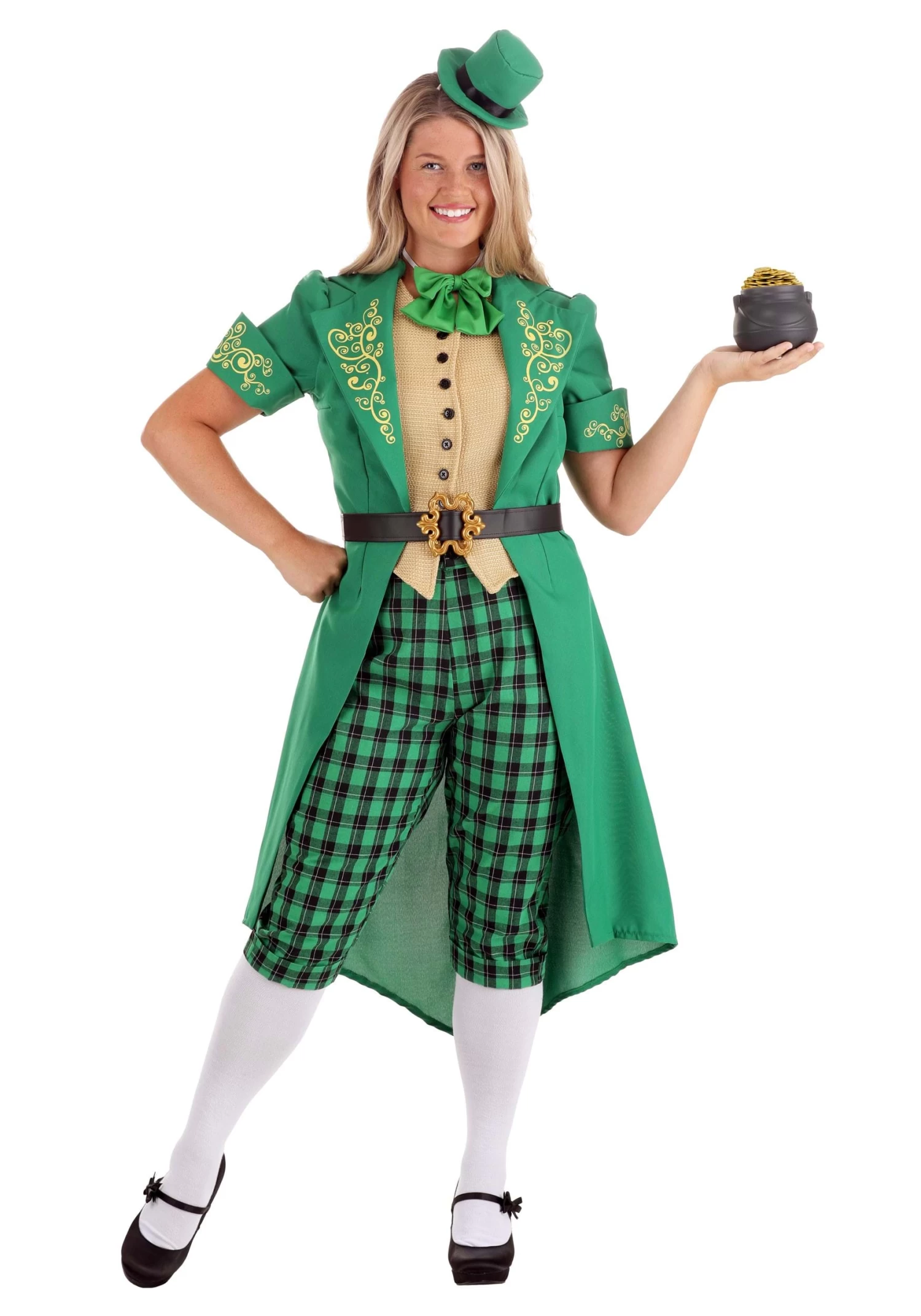 Charming Leprechaun Costume For Women 4 Charming Leprechaun Costume For Women - Image 2