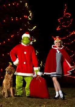 Dr. Seuss Cindy Lou Who Costume Dress For Women 18 Dr. Seuss Cindy Lou Who Costume Dress For Women -Halloween Costume Shop womens christmas girl costume alt 7